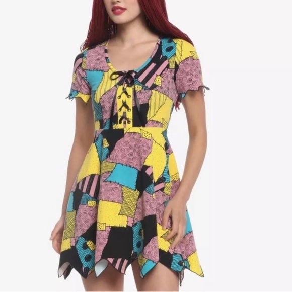 Disney Patchwork Nightmare Before Christmas Dress - Picture 1 of 6